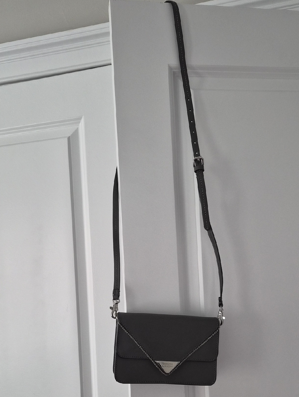 Rebecca Minkoff Crossbody Envelope Bag - Dark Grey